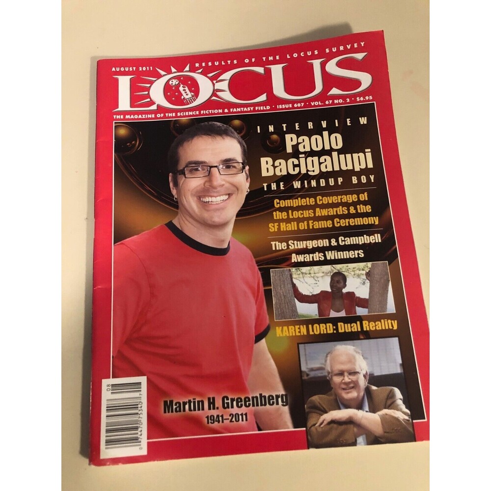 Locus Magazine August 2011